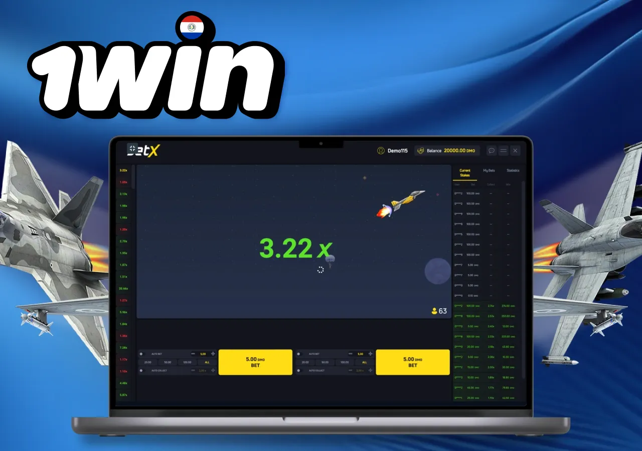 El emocionante juego JetX en la plataforma 1Win